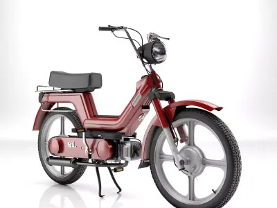 Si Piaggio 50 1983 3D model