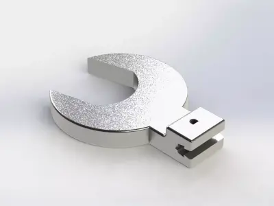 Open End 55mm 3D model