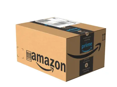 Amazon Box 2A PBR 10 Low-poly 3D model