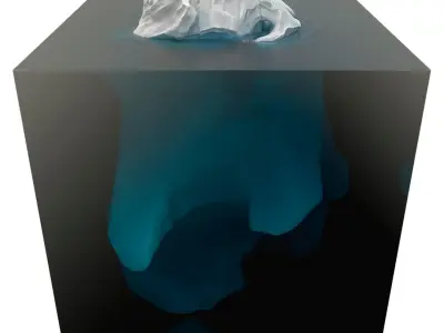 Iceberg 3D model purchase