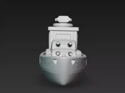 Collectible Benchy style Bismark Free 3D print model
