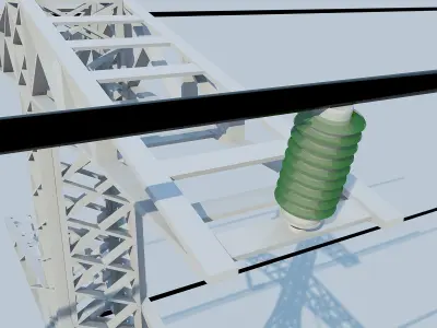 Electrical Tower MAX 2011 3D model