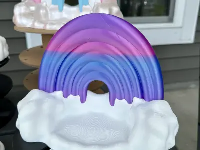 Rainbow Soap Dish Commercial 3D print model