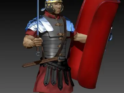 Roman Soldier 3D print model