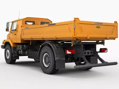  Mercedes Zetros 4X4 Tipper 3D model