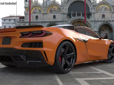  Cabriolet 2023 Chevrolet Corvette Z06 Open Orange Rigged 