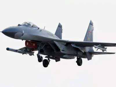 Chinese Shenyang J-11 Yinglong or Responsive Dragon One Seater 3D model