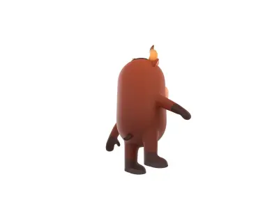 Bull Character  3D model