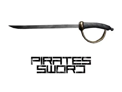 Pirate Sword 3D model purchase