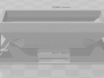 BLS Bd TSI Fccnpps schotterwagen ho wagon  3D print model