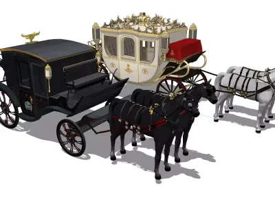 Classic Carriage  3D model