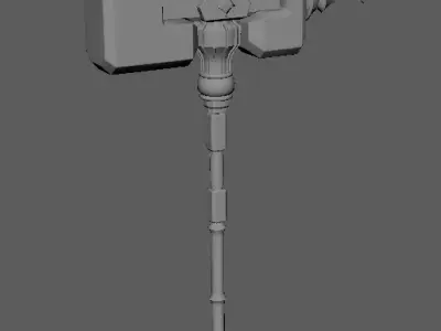 Fantasy Warhammer Free low-poly 3D model