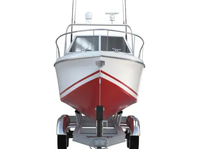 Pleasure fishing boat 3D model