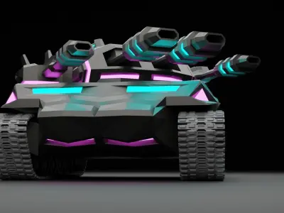 Cybertank Mk1 3D print model