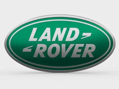 land rover logo 3D model