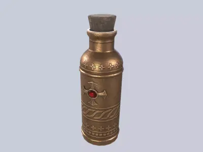 Vampire hunter weapon Low-poly 3D model