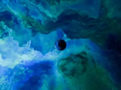 Heliophage Expanse Nebula HDRI 16k 360 degree 3D model
