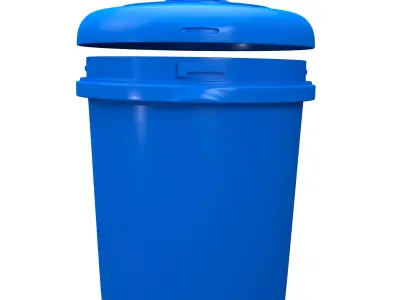 Dustbin trash can 3D model