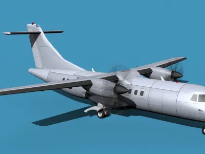 ATR-42-320 Bare Metal 3D model