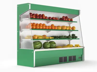  Supermarket Grocery Refrigerator 