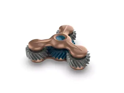 Gear Fidget Spinner 3D print model