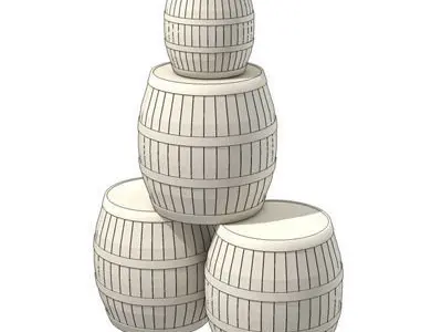 barrels 01 3D model