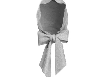 Ribbon Tie Balaclava 3D model