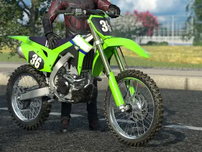 Motocross Bike Generic 3D model