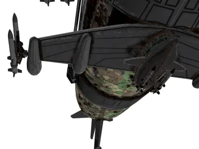 War Zeppelin - Medium Sized Free low-poly 3D model