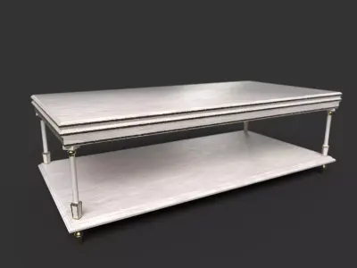 Furniture Coffee Tables Vintage Low-poly 3D model