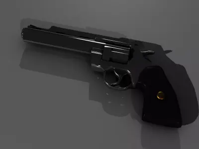 Colt Python Low-poly 3D model buy