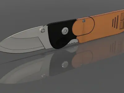 Survival Knife 3D model