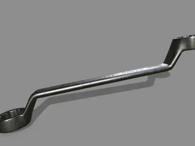 wrench Low-poly 3D model 25