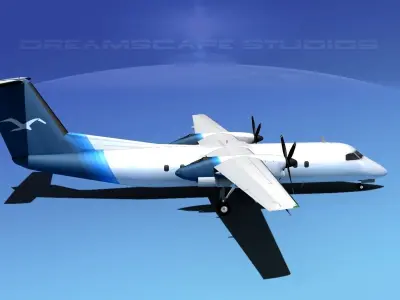 DeHavilland DHC-8-Q300 Corporate 2 3D model