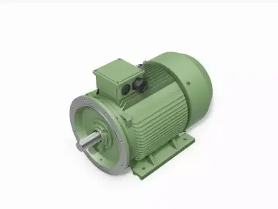 280M B35 Top 2 Pole IEC electric motor - 3D CAD model 3D model