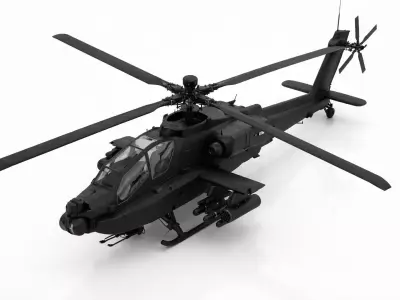 Tactical Attack Helicopter 3D model