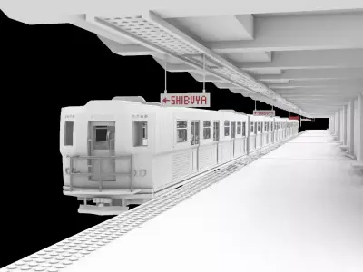 Train - 3D model 3D model