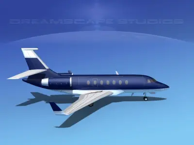 Dassault Falcon 2000 V13 3D model