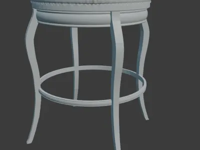 Home Seat Stool Free low-poly 3D model