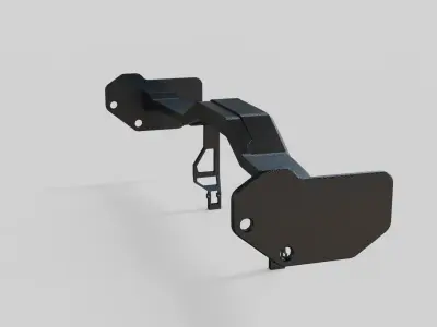 spoiler cyber auto garage rear lift  3D model