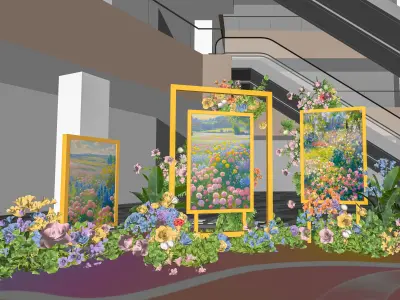 Modern New Chinese Style Other Commercial  3D model