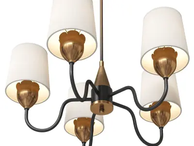 1STDibs chandelier Fog and Morup 3D model