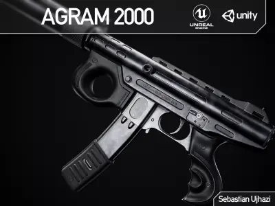Agram 2000 - Game Ready PBR Asset Low-poly 3D model