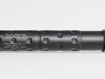 Knights Armament USP-T 45ACP Suppressor Low-poly 3D model