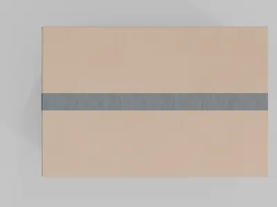 Regular Cardboard Box - Rigged and Fully Customizable Low-poly 3D model