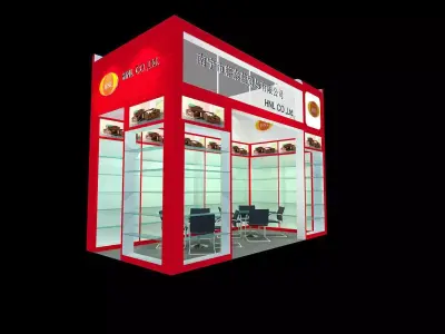 Exhibition - Area - 6X3-3DMAX2009-61 3D model