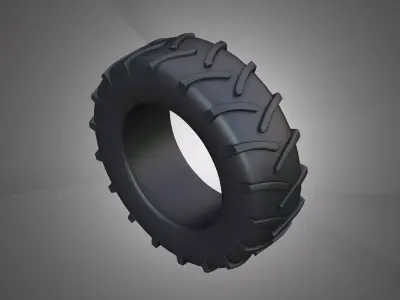  Rear Tire - Combine 1688 3D model