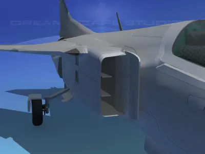MIG-27 Flogger V04 USSR 3D model