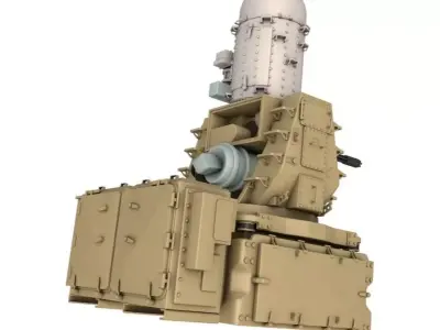 Phalanx CIWS 3D model purchase
