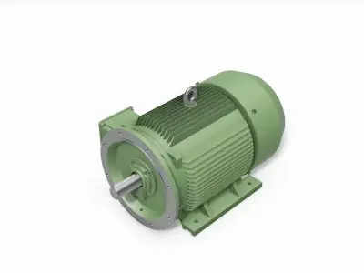 280S B35 Left 2 Pole IEC electric motor - 3D CAD model 3D model